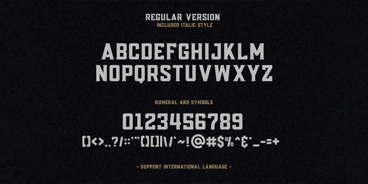 Example font Posey #3
